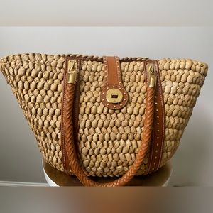 Michael Kors Straw Summer Handbag